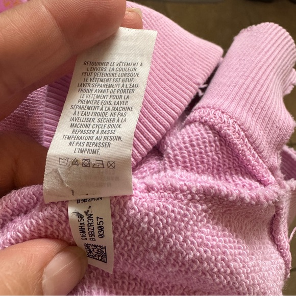 Aerie Pink Keep Moving Forward The Happiest Oversized Crew Sweatshirt, Sz Medium - Picture 12 of 13